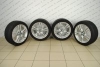 Литые диски R18 комплект разношироких колес 400 стиль с резиной 225/45/18 Pirelli Cinturato P7 и 255/40/18 Bridgestone Potenza S001 (есть следы бордюрки) 18г.в.