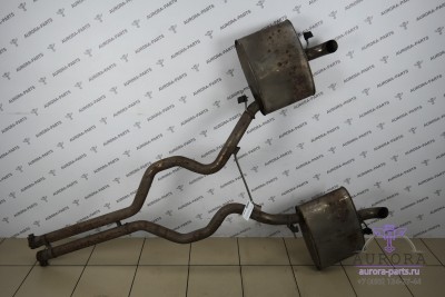 Глушитель средняя и задняя часть в сборе (4.4L DOHC DITC V8 Diesel)
