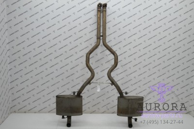Глушитель средняя и задняя часть в сборе (4.4L DOHC DITC V8 Diesel)