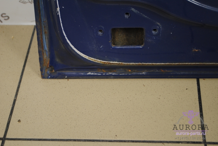 Дверь боковая сдвижная правая  (с проемом под стекло) низкая средняя база 151*190см Синий