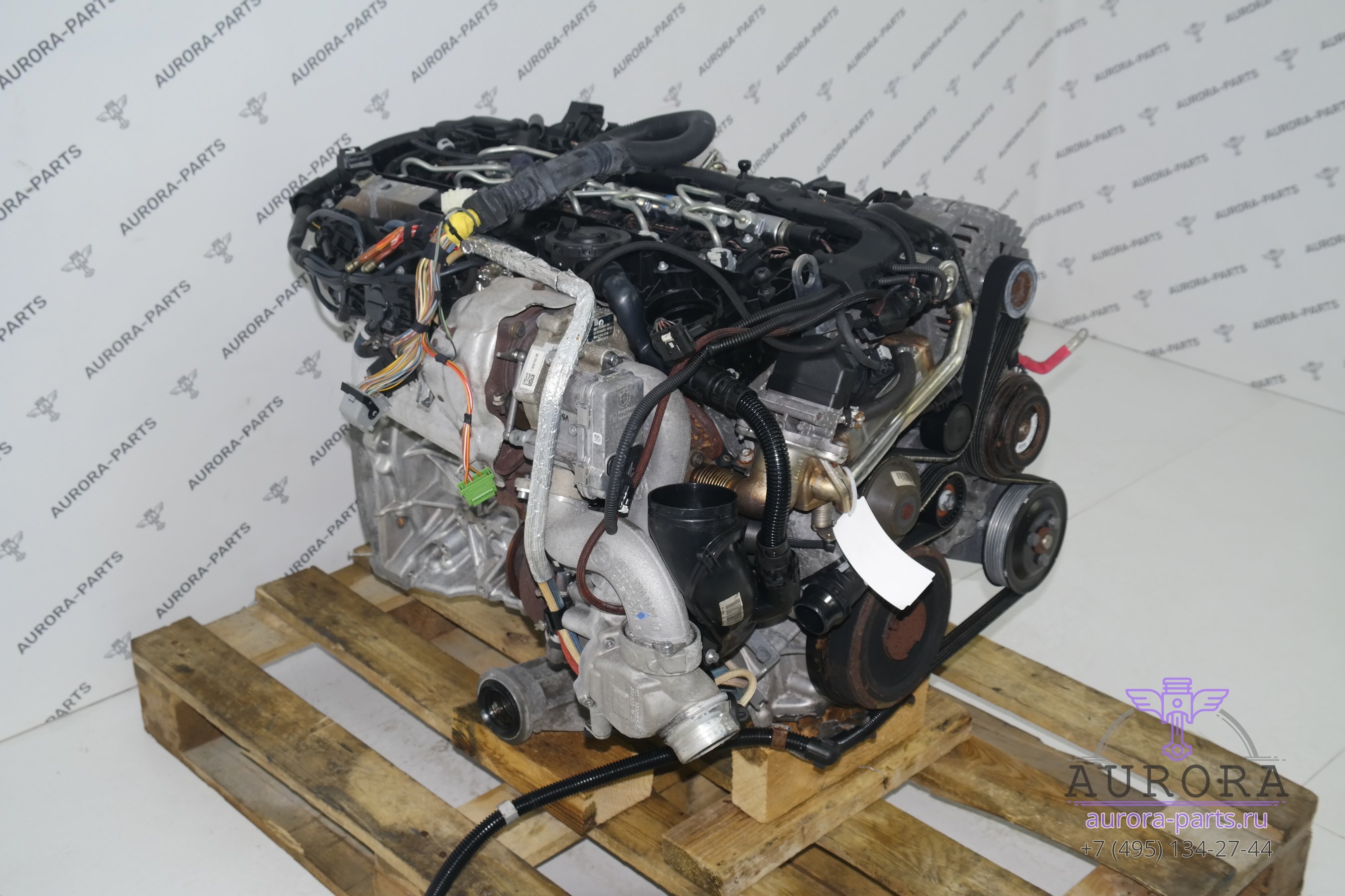 Двигатель  N57D30B 40d в сборе 2011г.в. пробег 60000 миль
