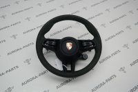 Руль алькантара в сборе с подушкой лепестки обогрев drive mode