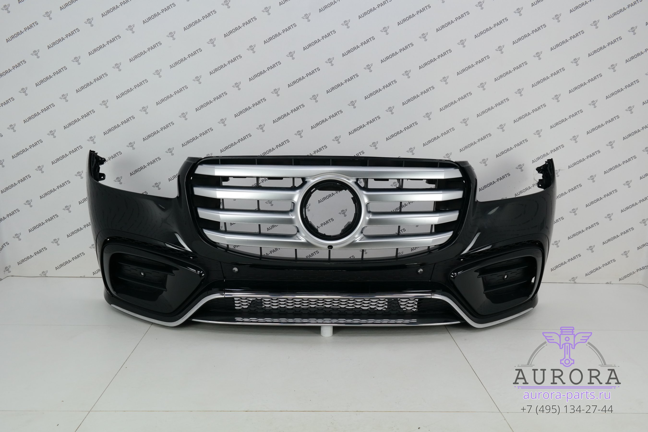 Бампер передний в сборе AMG пакет (Рестайлинг, нет значка, без парктроников)
