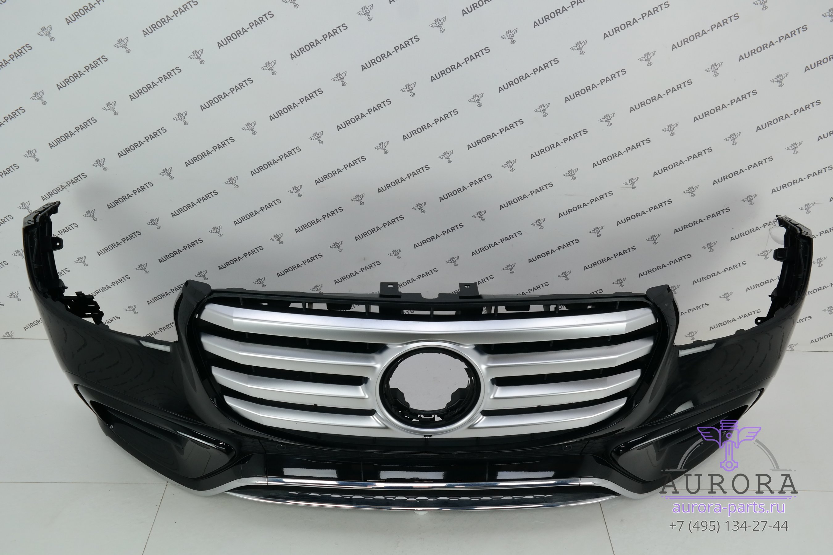 Бампер передний в сборе AMG пакет (Рестайлинг, нет значка, без парктроников)