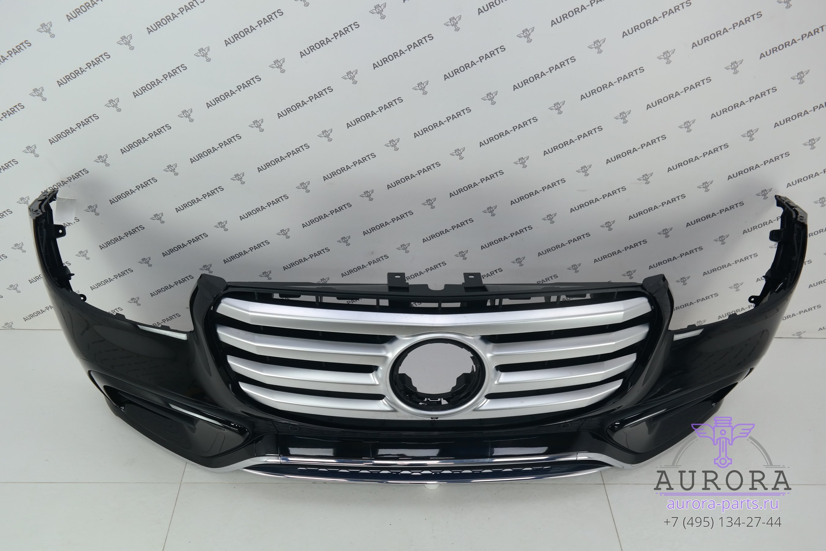 Бампер передний в сборе AMG пакет (Рестайлинг, нет значка, без парктроников)