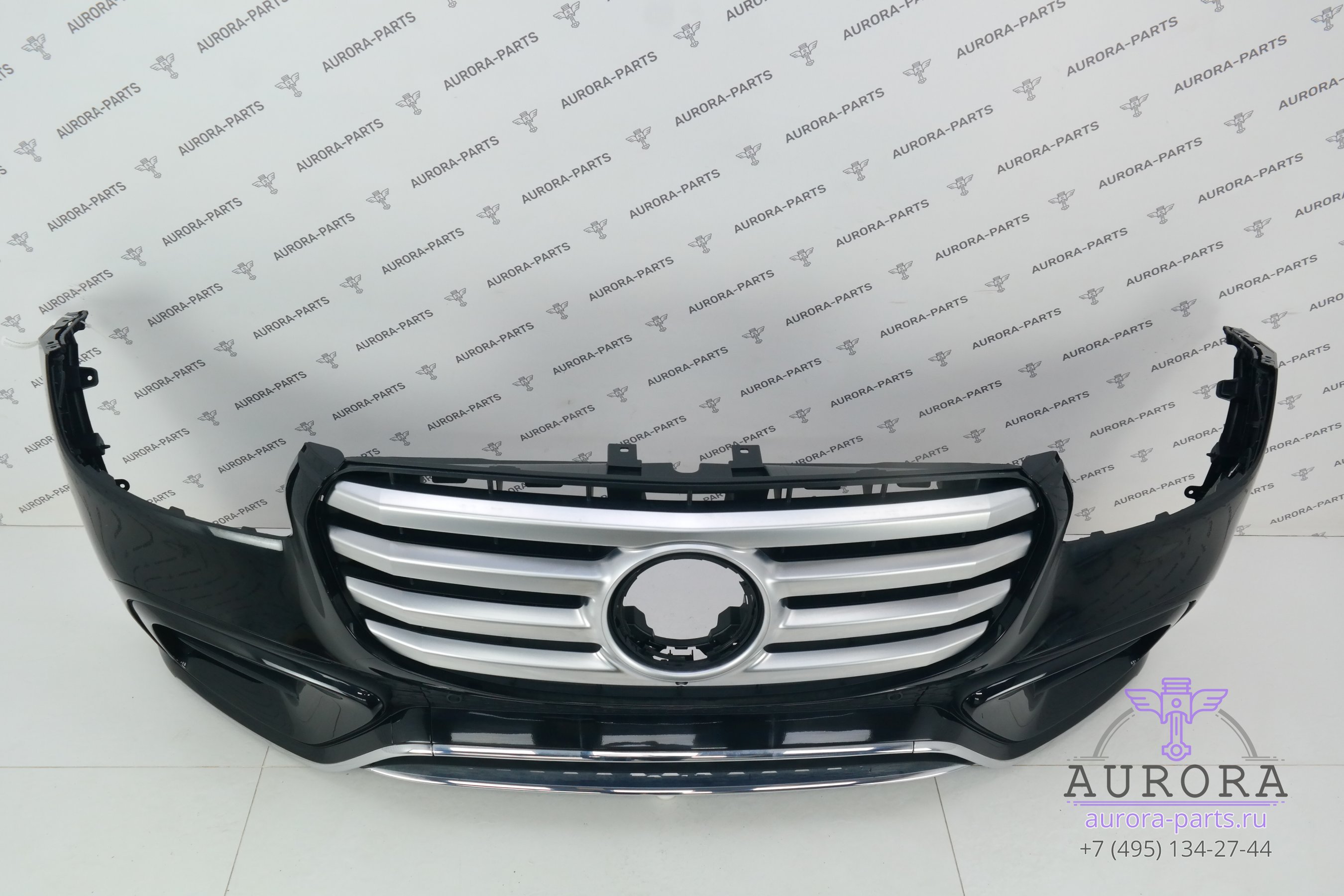 Бампер передний в сборе AMG пакет (Рестайлинг, нет значка, без парктроников)