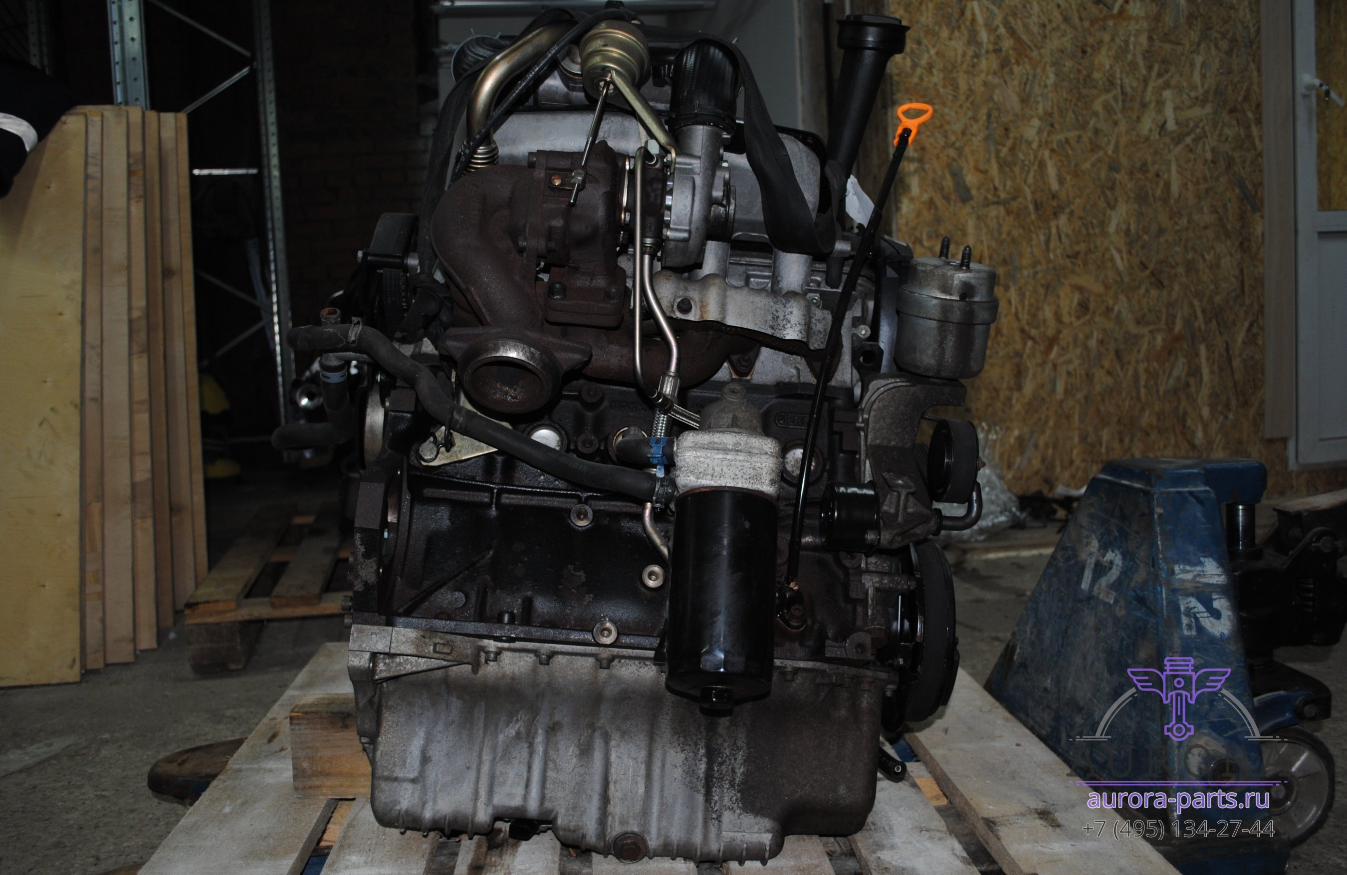 Двигатель в сборе  2.5 TDi  AJT  65 кВт., 88 л.с., 2002 г.в. пробег 192.000 км.