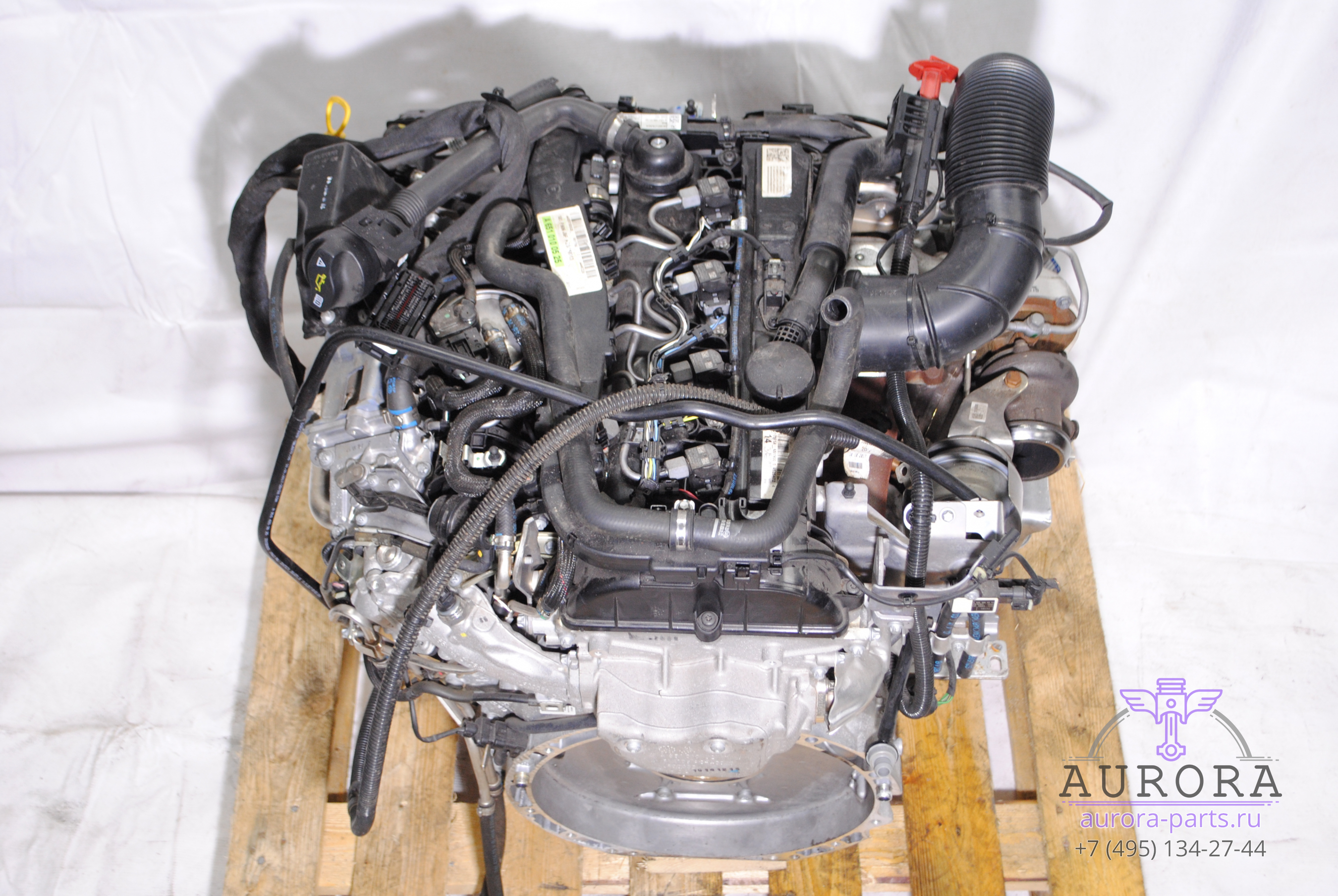 Двигатель в сборе  2.2 CDi OM 651 (17г.в. пробег 11 тыс. км.) без сцепления и вискомуфты.