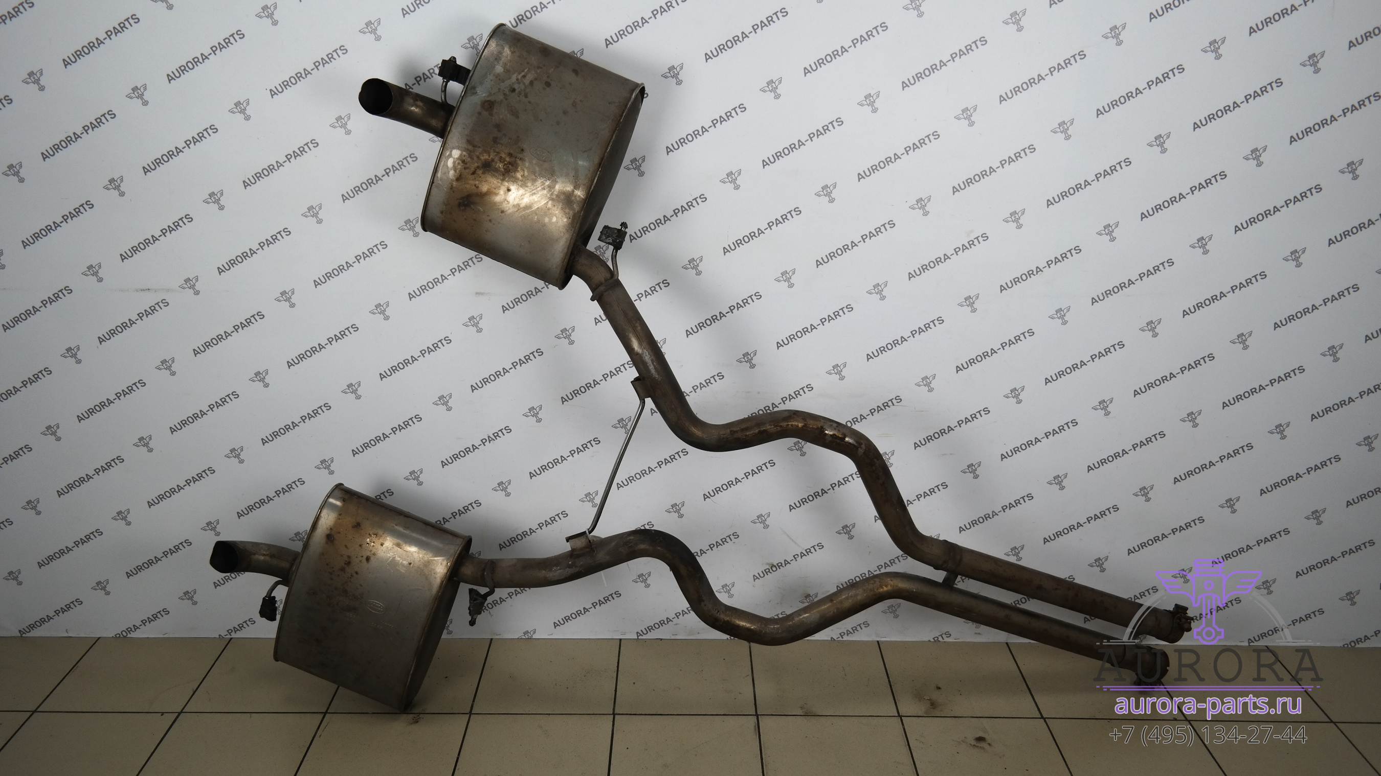 Глушитель средняя и задняя часть в сборе (4.4L DOHC DITC V8 Diesel)