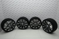 Литые диски R21 комплект разношироких колёс 599M стиль с резиной  285/35/21 и 325/30/21  Dunlop SP Sport MAXX GT резина 2018 года