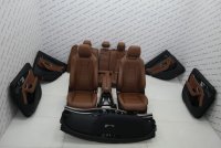 Комплект сидений (полуанилин-коричневая кожа/напа) с торпедой и дверными картами