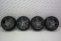 Литые диски R19 AMG комплект разношироких колёс с резиной  275/35/19 и 245/40/19 Pirelli Cinturato P7 Run flat (12 неделя 19 год)
