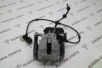 Суппорт тормозной задний в сборе с моторчиком ручника левый