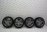 Литые диски R18 AMG с резиной  225/45/18 и 245/40/18  Michelin